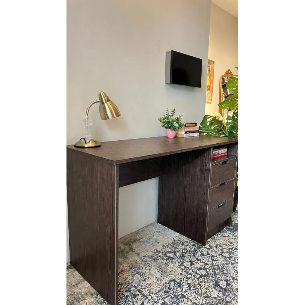 RACLE – Open Shelves & Three Drawer Computer Table