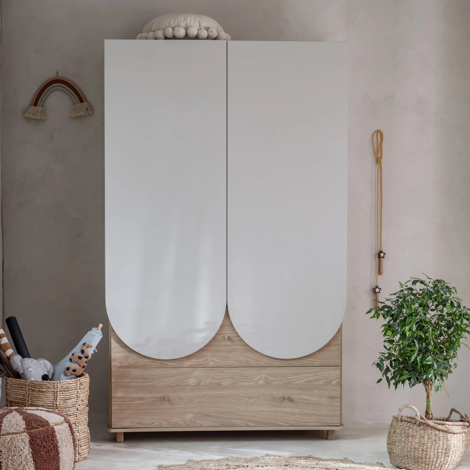 FABLE – Neutral Modern Design Kids Cupboard