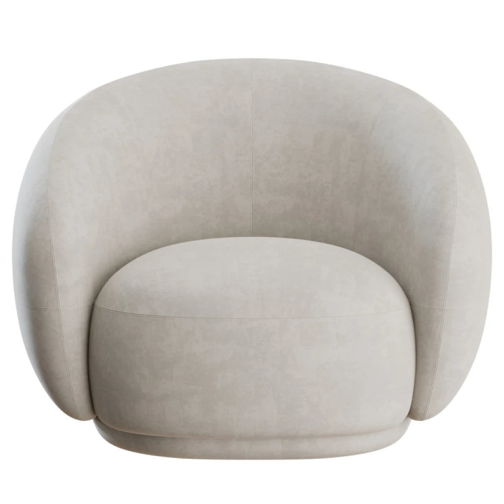 HAZEM – Modern Round Comfy Arm Chair