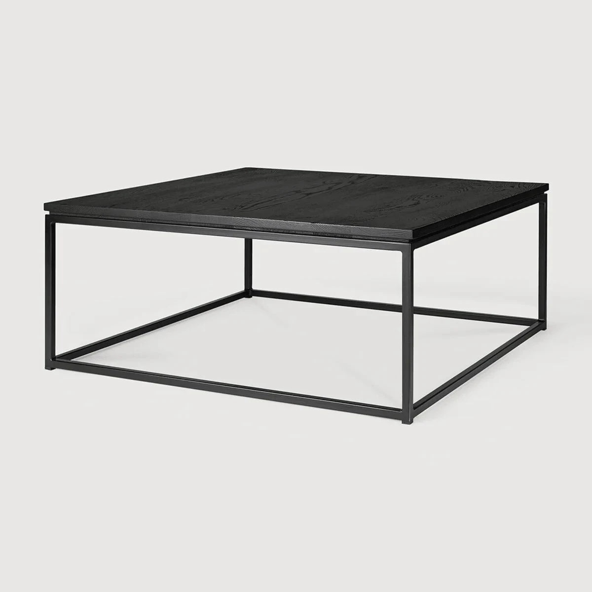 STARTO – Contemporary Style Metallic Frame Coffee Table in Black