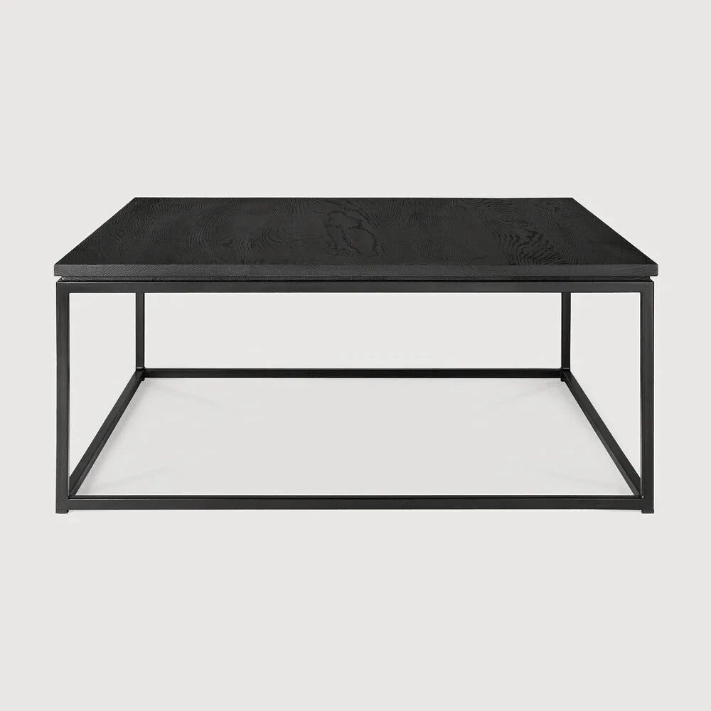 STARTO – Contemporary Style Metallic Frame Coffee Table in Black