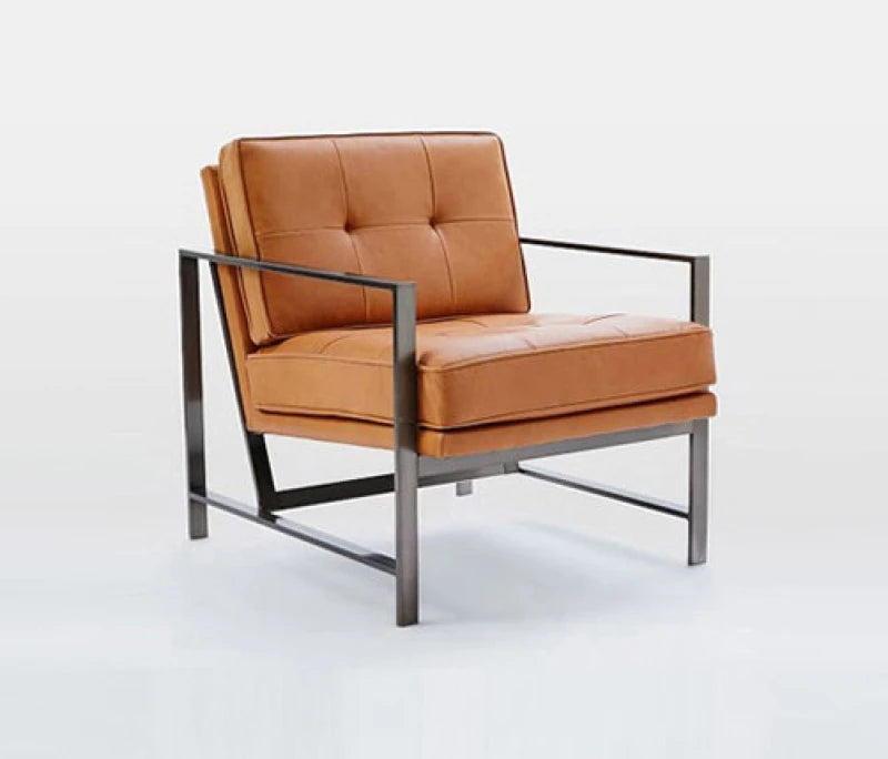 RIBEIRO – Black Metallic Frame Sofa Arm Chair