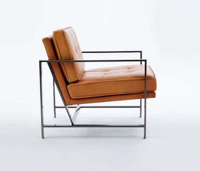 RIBEIRO – Black Metallic Frame Sofa Arm Chair