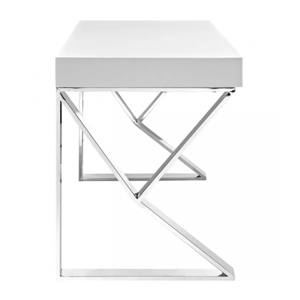 XOHA – K Shape Stainless Steel Frame Manager Table